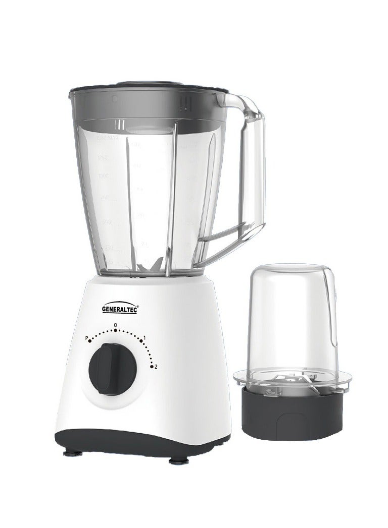 GENERALTEC Generaltec 1.5 Liter Blender Grinder Citrus Juicer,  White, GKA21BGR 