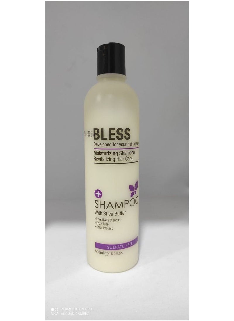 Bless - bless shampoo with shea butter sulfate free 500ml - Image 1