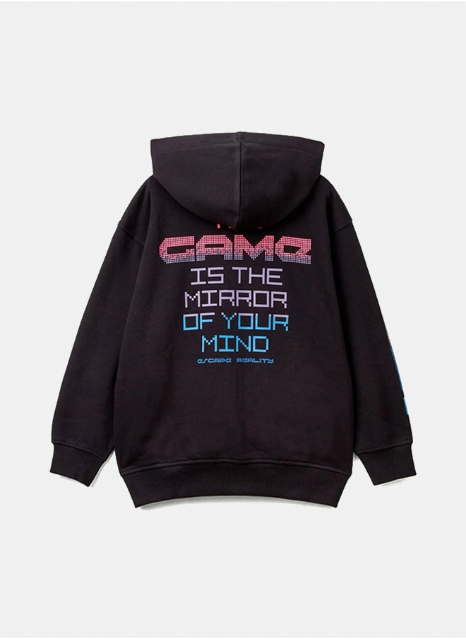 Benetton - Gamer Logan Print Sweatshirts - Image 1