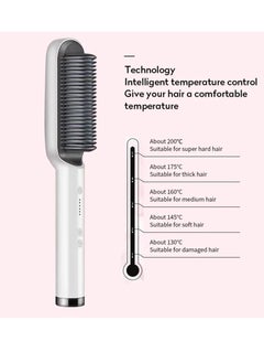 AROAQ New Hair Straightener Hot Comb Anti Scalding Ceramic Hair Curler Multi Speed Electric Straightening Comb Curling Iron Hairbrush  - Image 4
