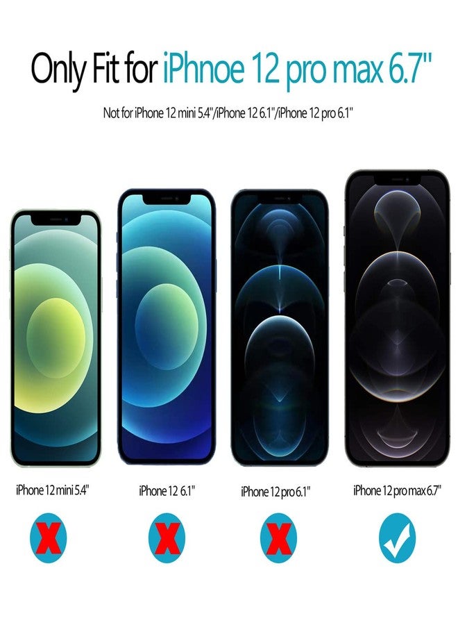 Suoman 3-Pack iPhone 12 Pro Max Camera Lens Protector, 9H Tempered Glass, [Does not Affect Night Shots] Metal Frosted Independent Protective Cover - Diamonds-Gold - Image 2