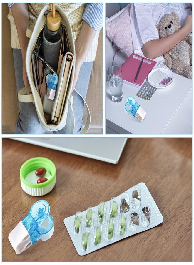 smrtcol Portable Pill Taker 2 Pack Pill Popper for Blister Packs Pills Opener Tool for Nurses Household Gadgets Pills Punchers - Image 5
