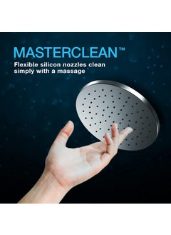 Kohler Kohler Rain Duet Shower Head for Bathroom - Polished Chrome Finish - 203mm Round Rain Shower Head - Katalyst Air-induction Spray Technology - 3 Types of Spray Modes - Wide Coverage 73198IN-CP  - Image 4