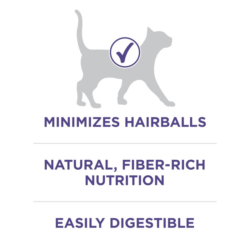 Purina ONE Natural Cat Food for Hairball Control, +PLUS Hairball Formula - 7 lb. Bag - Image 4