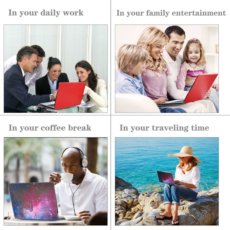 Alapmk Protective Case for Lenovo Chromebook S330/ThinkPad E14/ThinkBook 14/ideapad S340 14 S340-14API & for Acer Chromebook 314 C933 CB314-1H 14" Laptop[Not fit Chromebook C330 C340],Galaxy - Image 5