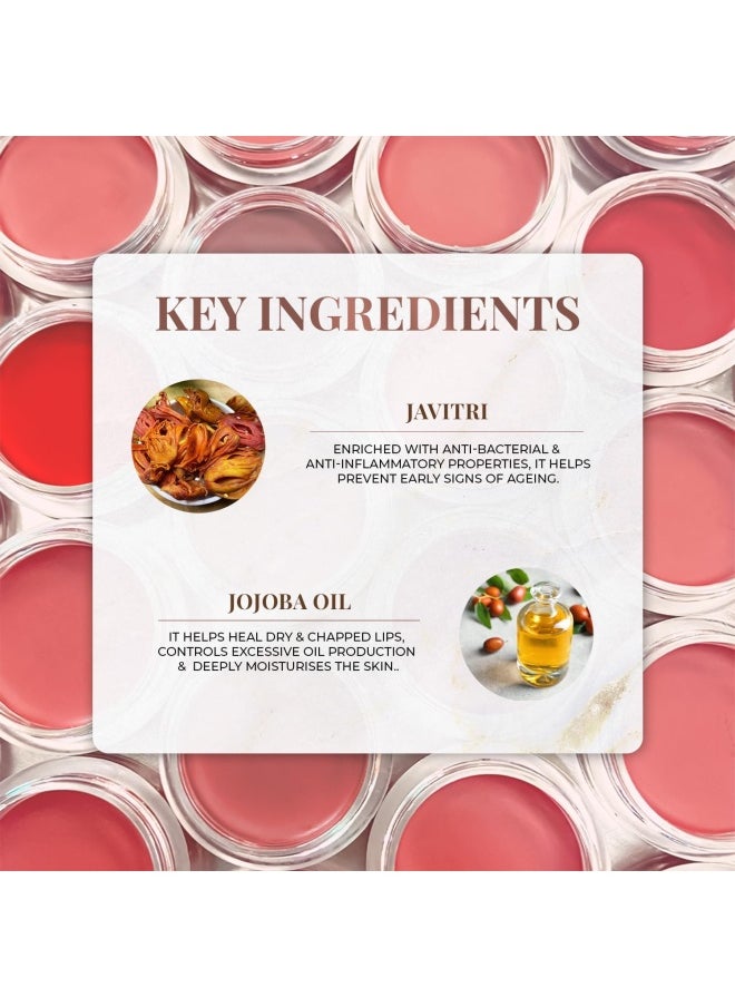 Just Herbs Vegan Lip and Cheek Tint -07 Rose Coral - Creamy Matte  - Image 5