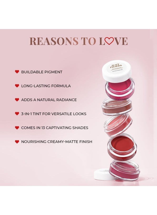 Just Herbs Vegan Lip and Cheek Tint -07 Rose Coral - Creamy Matte  - Image 3