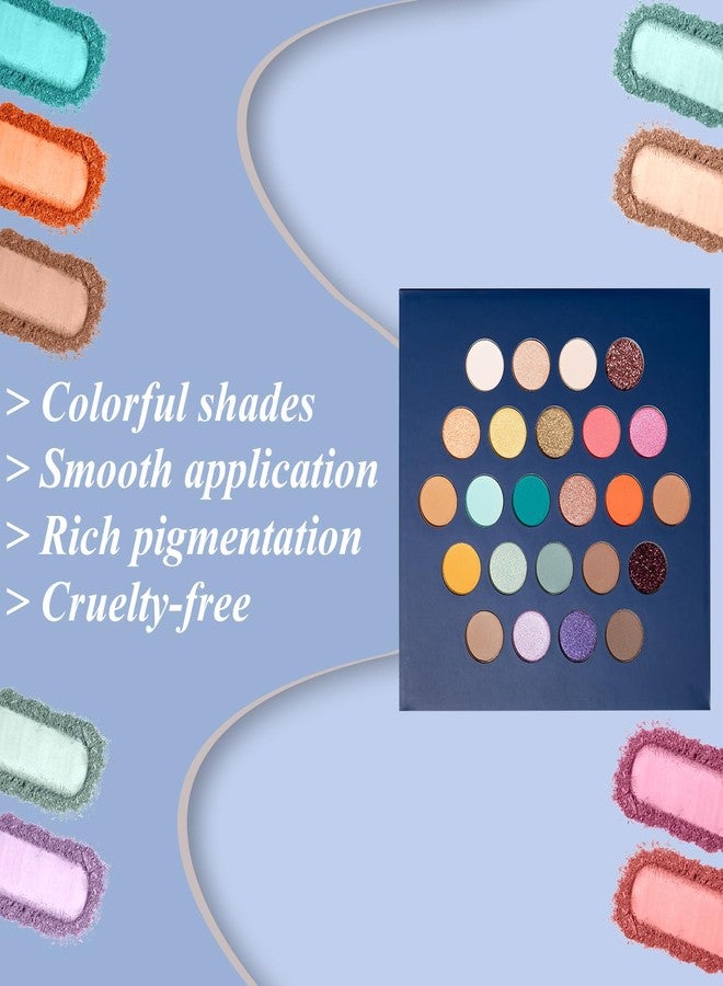 Profusion Cosmetics باليت ظلال العيون من بروفيوجن كوزمتيكس شوتينغ ستار 24 لون، أصباغ مضغوطة بتشطيب مطفي وبراق، ألوان قابلة للدمج لمكياج عيون مذهل - Image 3