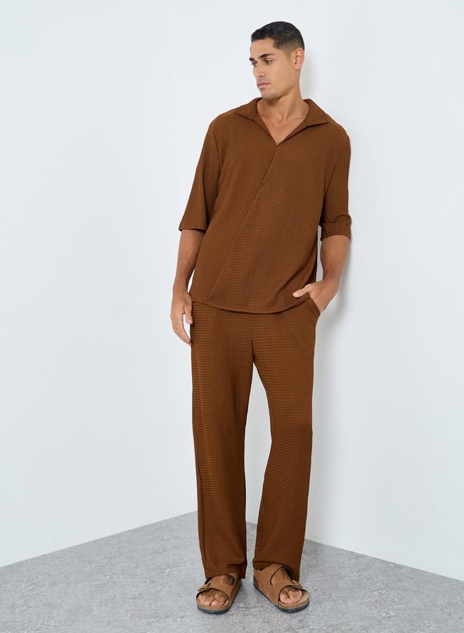 Styli Men Oversized Short Sleeve Shirt and Pants Co-Ords - Image 1