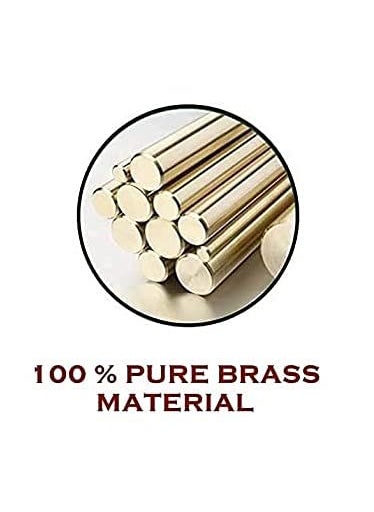 MHS MHS Brass Made Multipurpose Decorative Wall or Door Hooks HangerMounted with Screws J Type Silver MATT Pack of 8  - Image 2