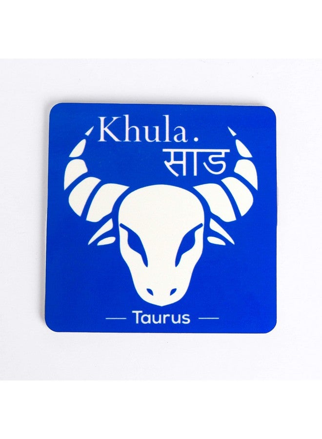 Inside Out Innovative Designs Quirky Taurus Coaster for Cups/Glasses - Image 1