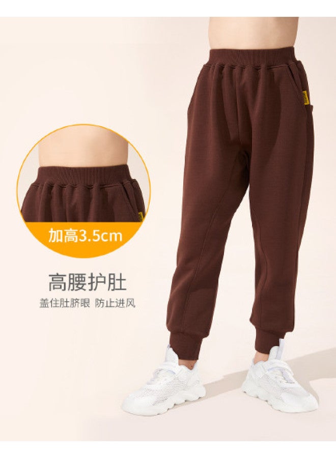 Long time companion thickened Cold-resistant High-waist Ankle-cuff Pants For Boys & Girls - Image 1