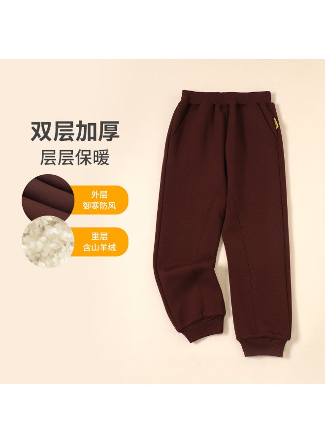 Long time companion thickened Cold-resistant High-waist Ankle-cuff Pants For Boys & Girls - Image 3