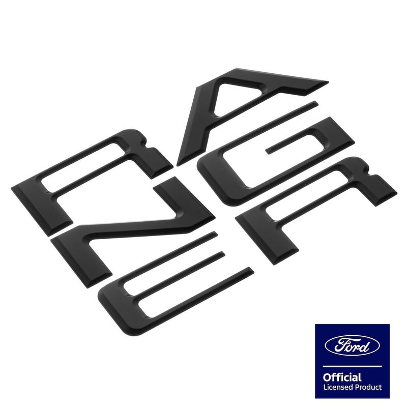 EyeCatcher Premium Tailgate Letter Insert Kit for 2019-2023 Ford Ranger (Matte Black) - Image 3