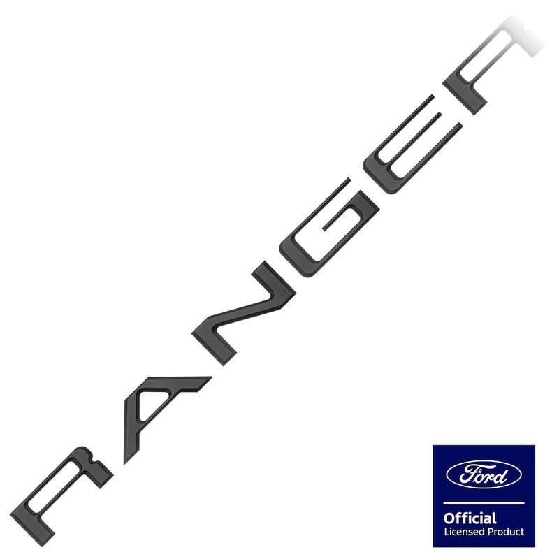 EyeCatcher Premium Tailgate Letter Insert Kit for 2019-2023 Ford Ranger (Matte Black) - Image 4