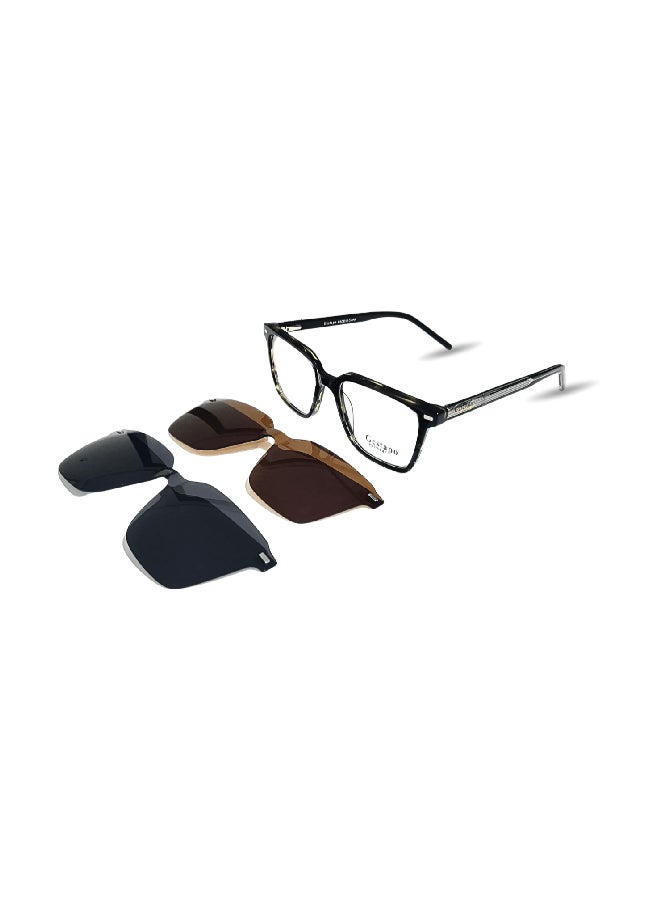 Gestapo Square Men Clip on Polarized