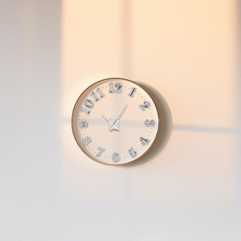 25 Sets Self Adhesive Clock Numbers Silver Arabic Numerals 12.8 x 5.2 CM Felt Decor Replace Parts - Image 3