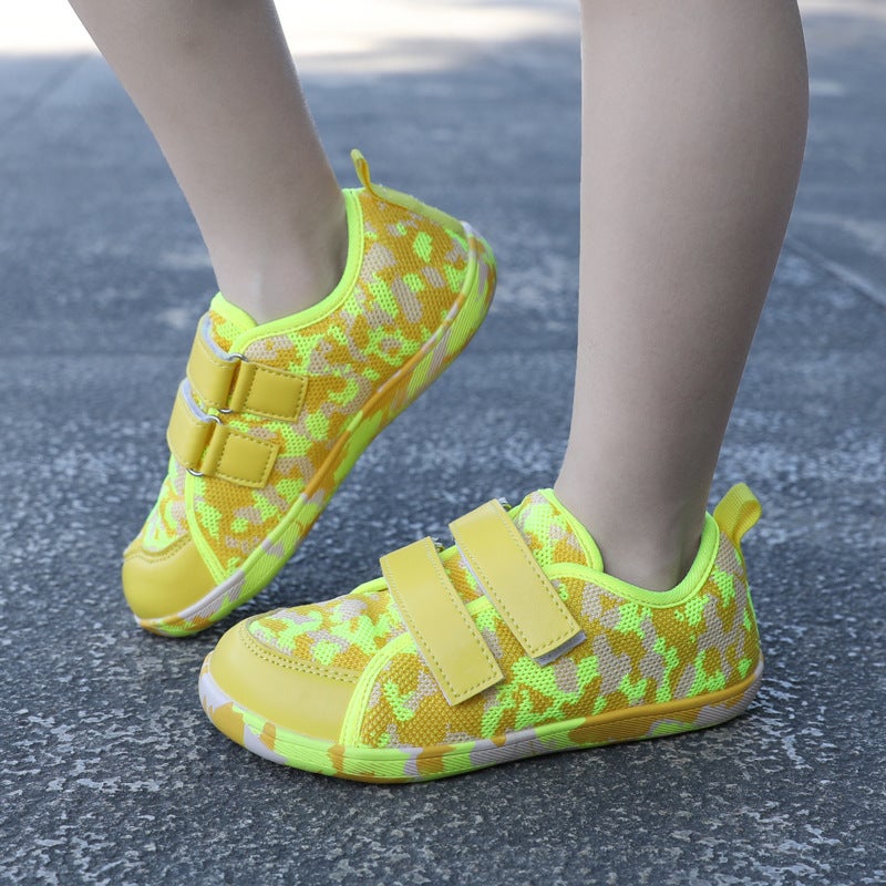 أحذية أطفال جديدة غير قابلة للانزلاق واسعة النخيل أحذية رأس عارية حبل القفز الرقص المشي للأولاد والبنات أحذية واسعة الحجم - Image 4