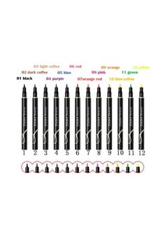 DNM Cat Eye Makeup Waterproof Neon Colorful Liquid Eyeliner Pen Make Up Comestics Longlasting Black Eye Liner Pencil Makeup Tools (orange)  - Image 4