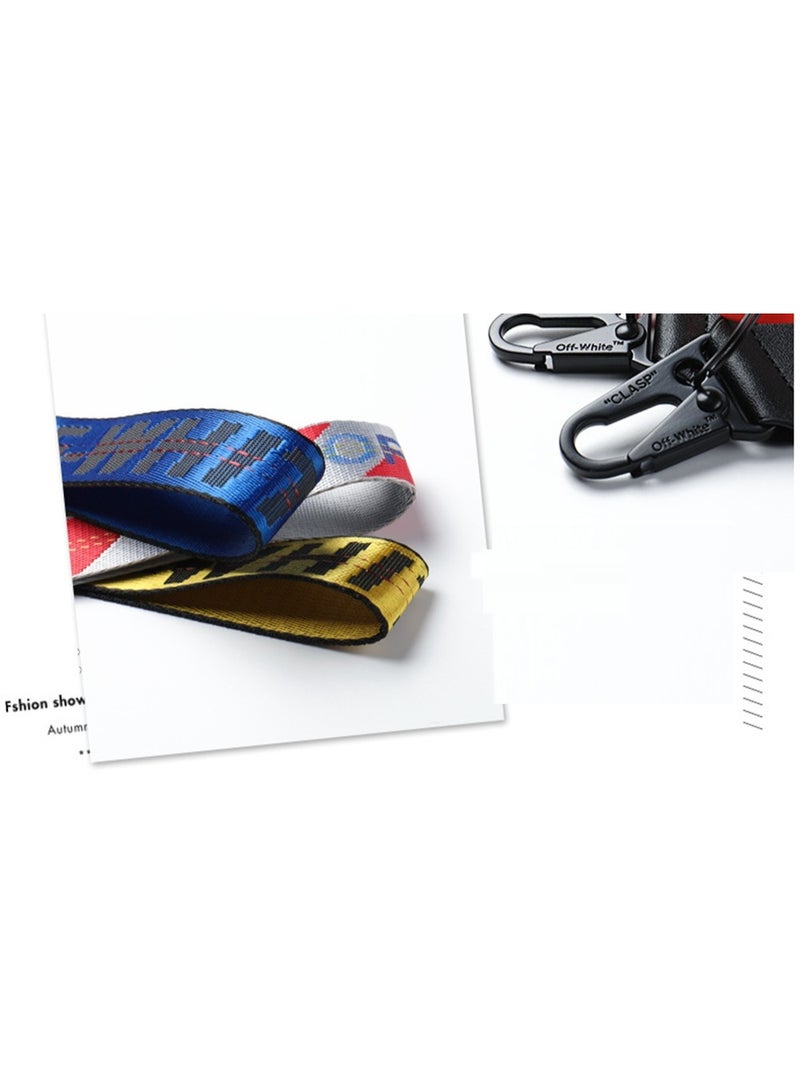 OFF-WHITE Street fashion keychain key ring lanyard - Image 5