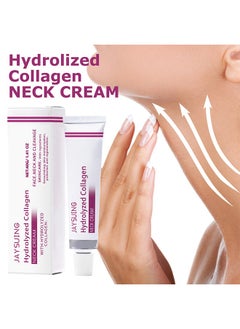 Jaysuing Hydrolyzed Collagen Neck Cream, Smoothing and Diminishing Neck Lines Shaping Swan,Tighten and Lift Neck Cream,Women Face&Neck Tighten and Lift Cream  - Image 1