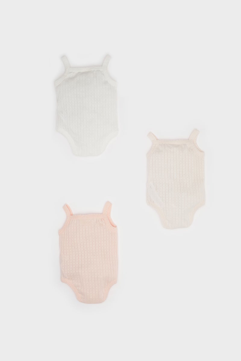 ديفاكتو سالوبيت نص كم بناتي بدون كم بياقة مربعة من 3 قطع - Image 3