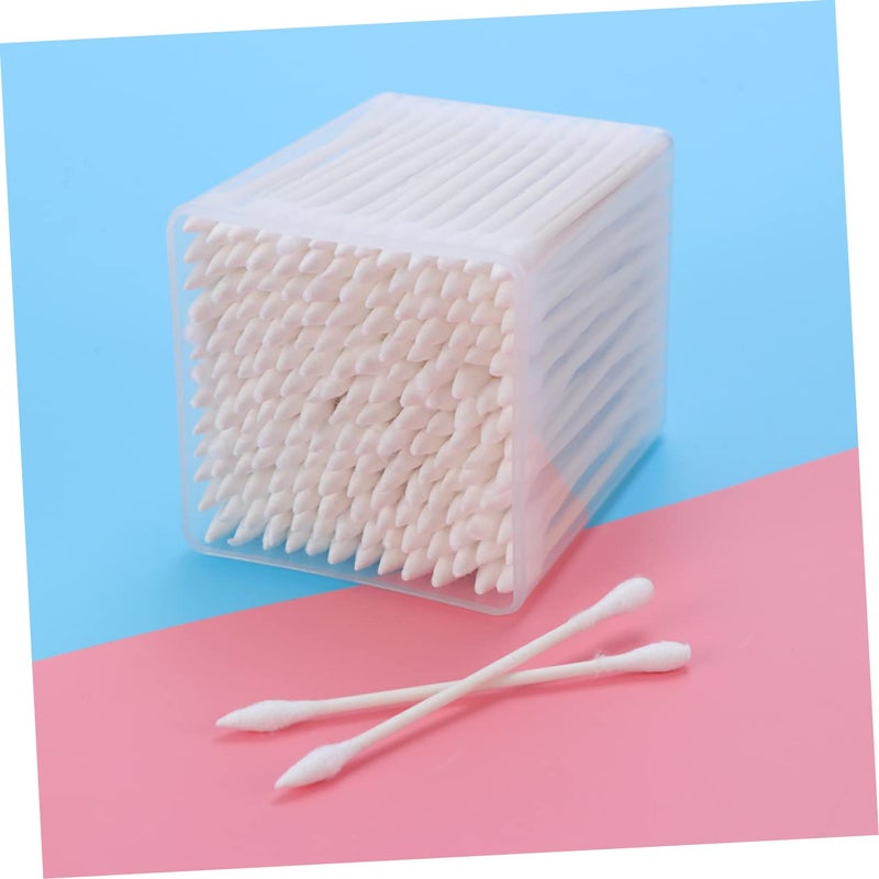 400 قطعة من أعواد القطن المزدوجة الرأس لمساحيق التجميل، ومنصات الوجه للتنظيف وأدوات التجميل - Image 3