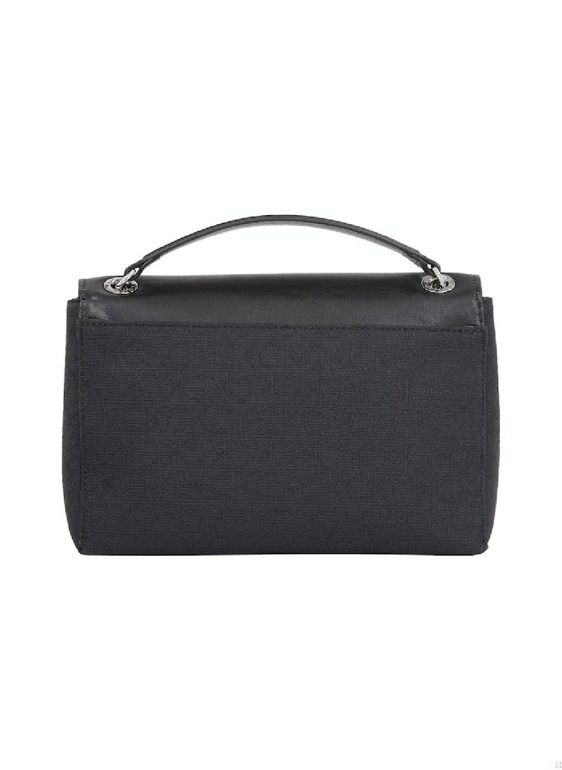CALVIN KLEIN - Women's Shoulder Bag - Polyester, Black - Image 1