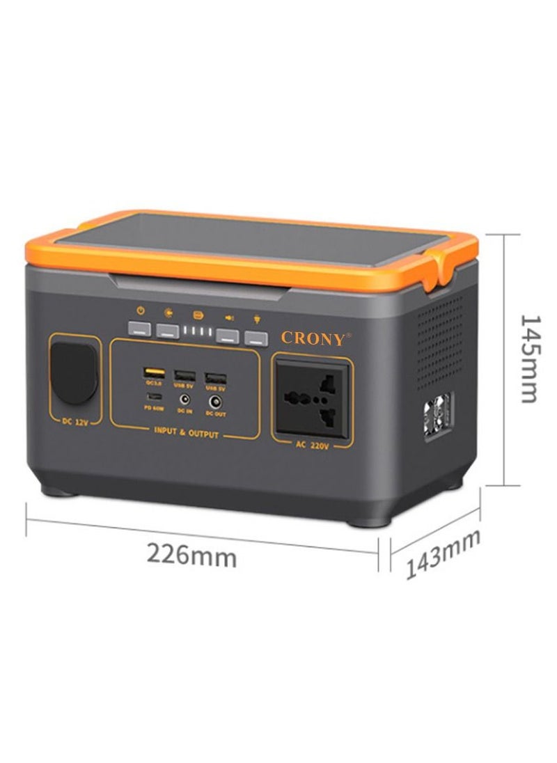 Crony - BS300 Portable Power Station Portable 220v lithium solar power generator system with wireless charging - Image 1