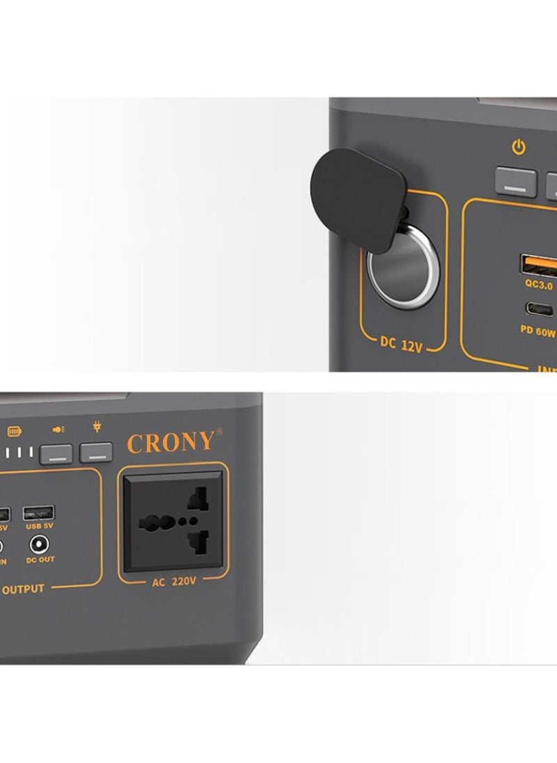 Crony - BS300 Portable Power Station Portable 220v lithium solar power generator system with wireless charging - Image 1