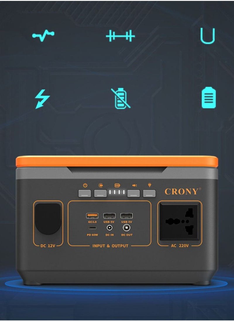 Crony - BS300 Portable Power Station Portable 220v lithium solar power generator system with wireless charging - Image 1
