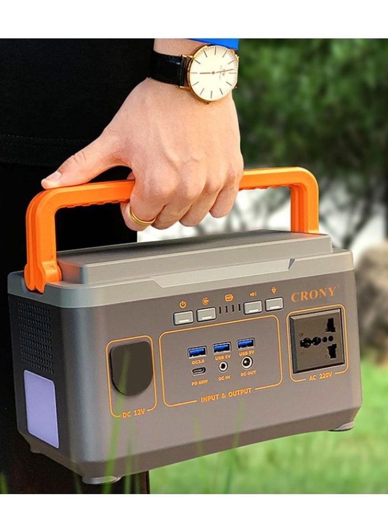 Crony - BS300 Portable Power Station Portable 220v lithium solar power generator system with wireless charging - Image 1