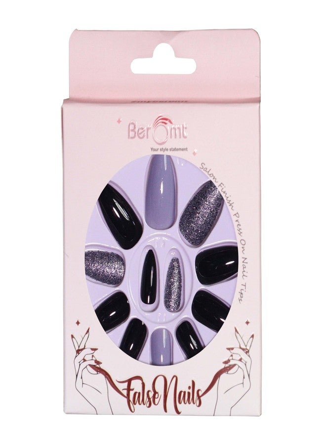 Beromt Practice Hand for Acrylic Nails, Flexible Adjustable False Fake Nail Training party fake nails with nail jewelry adhesive sticker included - BFN771BPN - Image 4