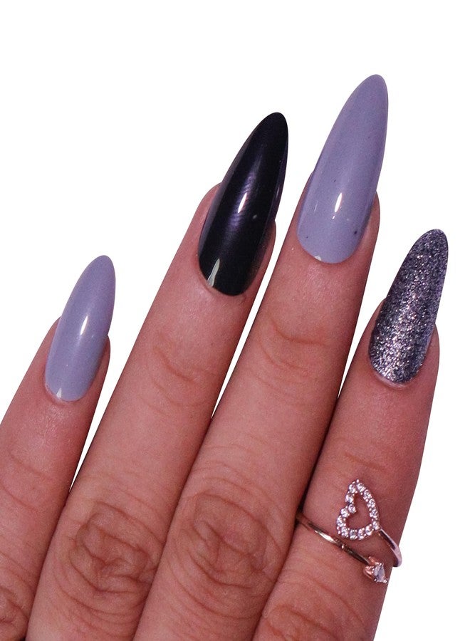 Beromt Practice Hand for Acrylic Nails, Flexible Adjustable False Fake Nail Training party fake nails with nail jewelry adhesive sticker included - BFN771BPN - Image 2