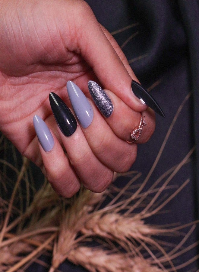 Beromt Practice Hand for Acrylic Nails, Flexible Adjustable False Fake Nail Training party fake nails with nail jewelry adhesive sticker included - BFN771BPN - Image 3