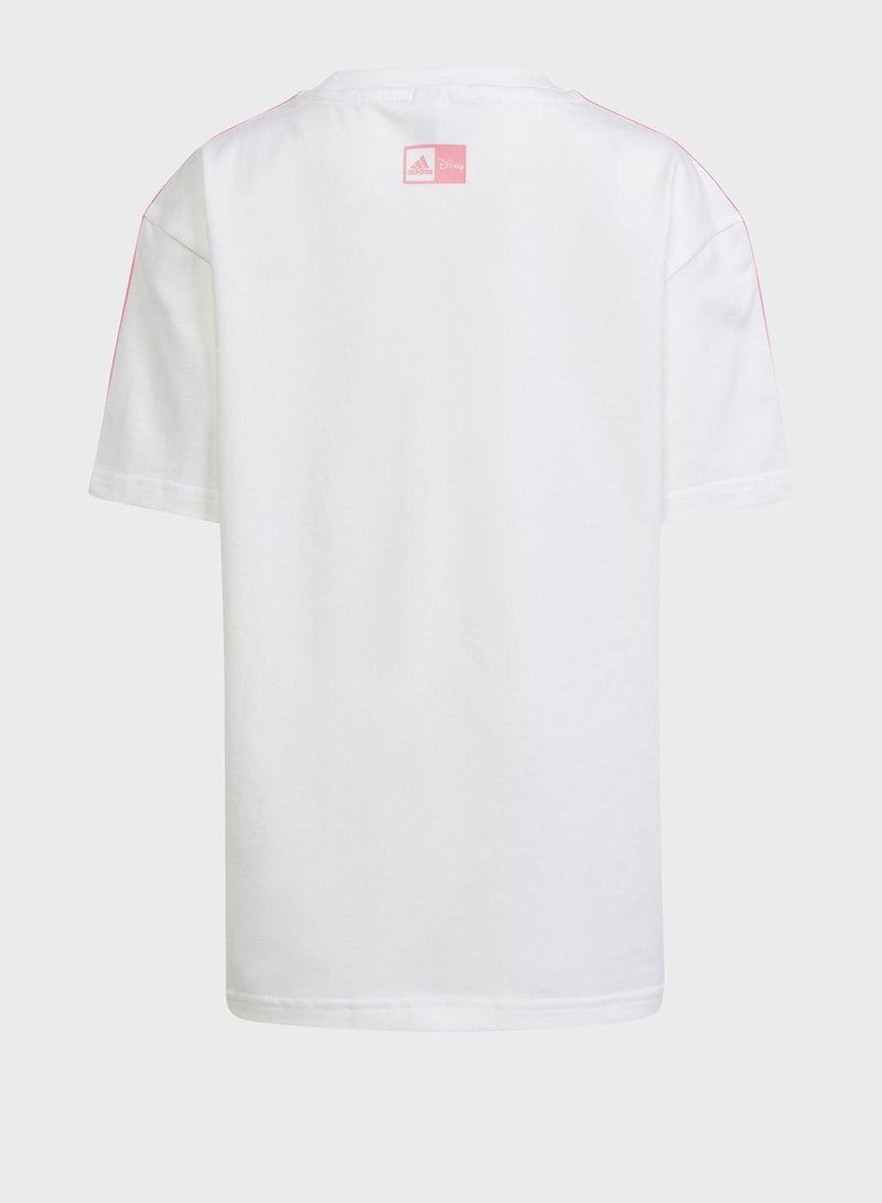 Adidas Youth Disney Minnie Mouse T-Shirt - Image 2