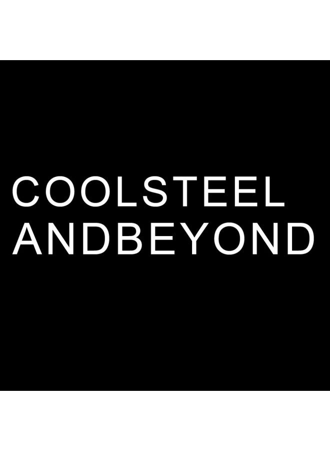 COOLSTEELANDBEYOND قرط دائري مغناطيسي أسود بحجم 14 مم للرجال والنساء - 2 قطعة، غير مثقوب، مشبك مزيف لقياس الأذن - Image 4