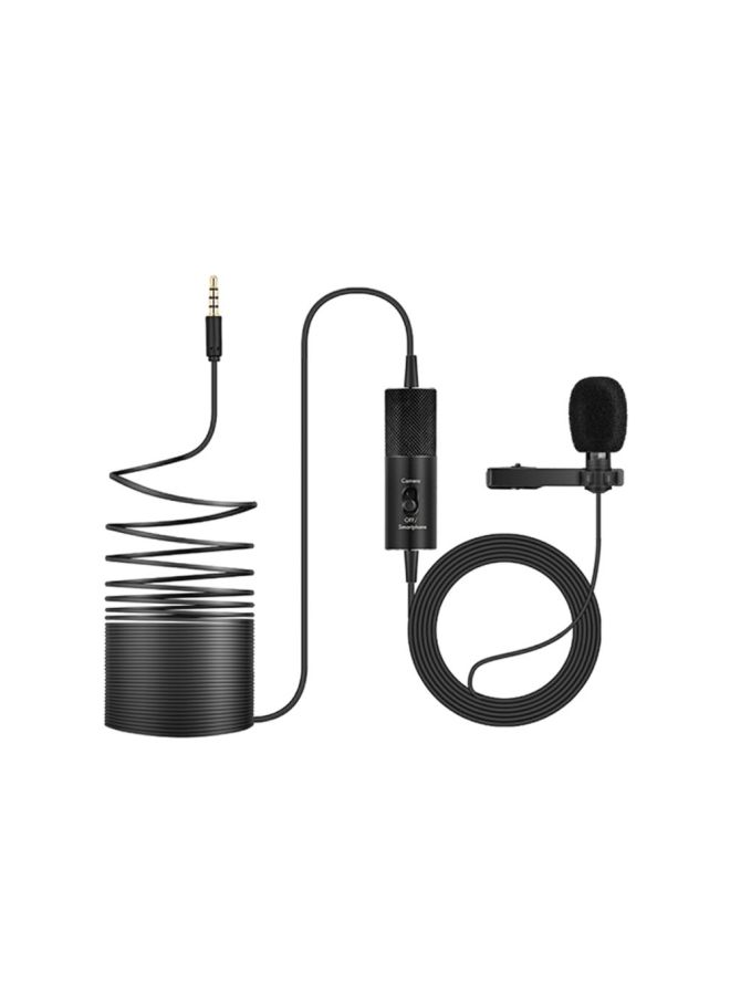 NIBEMINENT Professional Lavalier Clip-On Microphone Black - Image 4