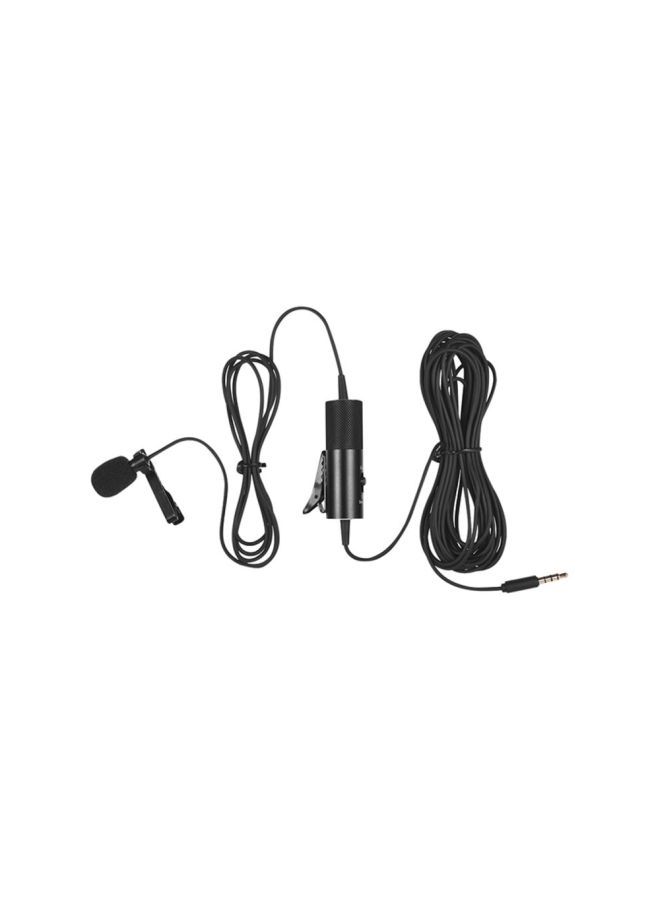 NIBEMINENT Professional Lavalier Clip-On Microphone Black - Image 3