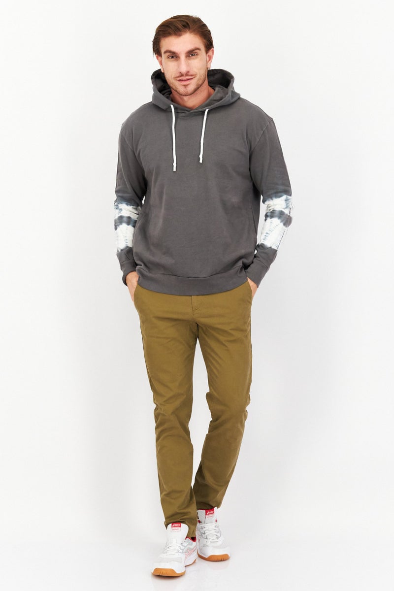 Sovereign Code سويت شيرت رجالي بغطاء رأس، رمادي - Image 3