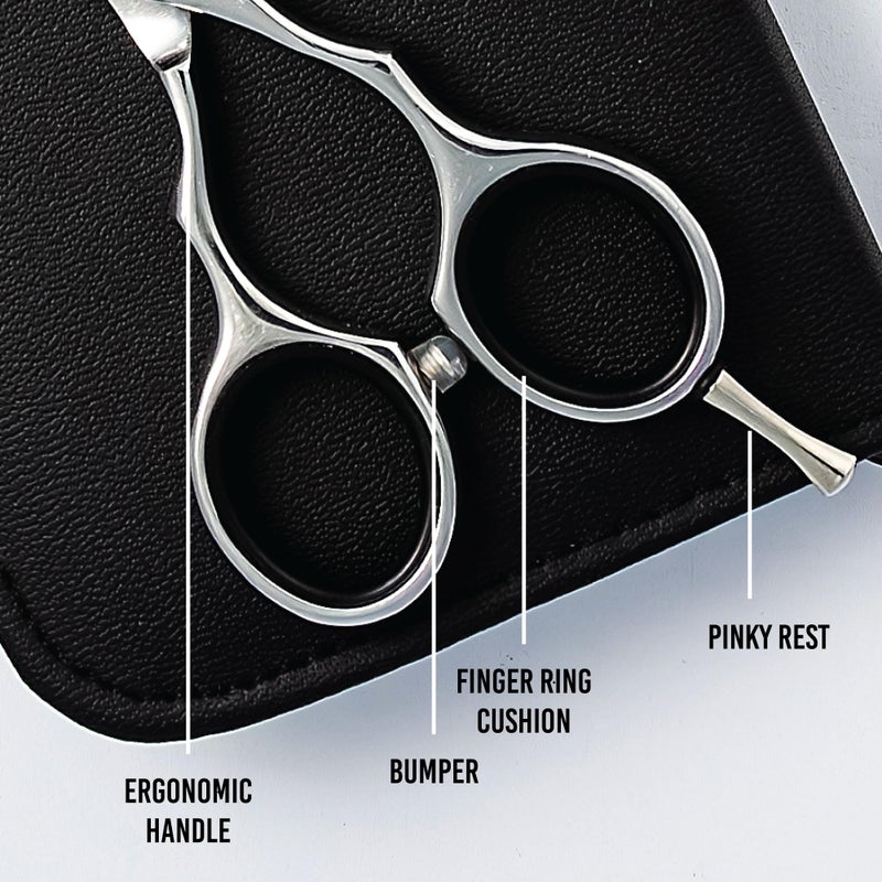 Tokko Ronin Hair Cutting Shears Set by Tokko Katana, Professional Scissor Kit, 6.5" Sharp Stainless Steel Regular & Thinning Haircut, Grooming Scissors for Barber, Hairdresser, Salon Professional, & DIY - Image 5
