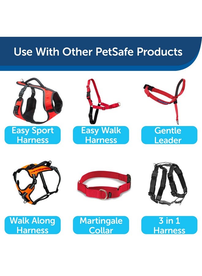 بيت سيف مقود الكلاب من النايلون من PetSafe - مقود قوي ومتين بتصميم تقليدي مع مشبك سهل الاستخدام - 3/4 بوصة × 4 أقدام، أحمر - Image 5