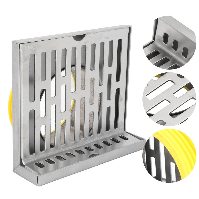 صريف أرضي زاوية تصميم شكل L من الفولاذ المقاوم للصدآب المتين ومقاوم للتآكل ومت견 Widely Used L Shaped Drain - Image 3