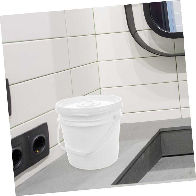 Flushable Wet Wipes Dispenser With Handle Plastic Bucket For Bathroom And Car - Image 5