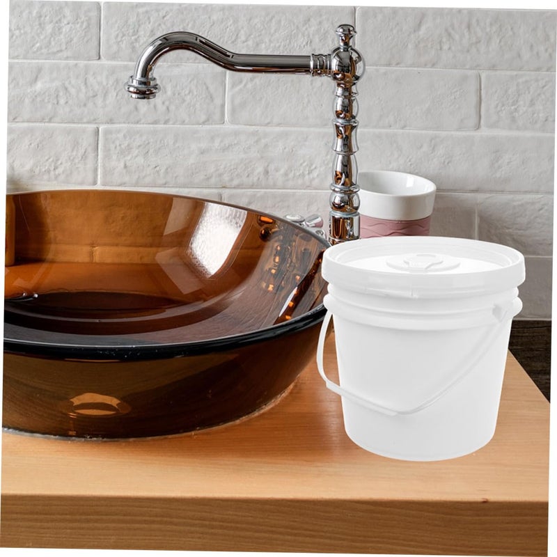 Flushable Wet Wipes Dispenser With Handle Plastic Bucket For Bathroom And Car - Image 4