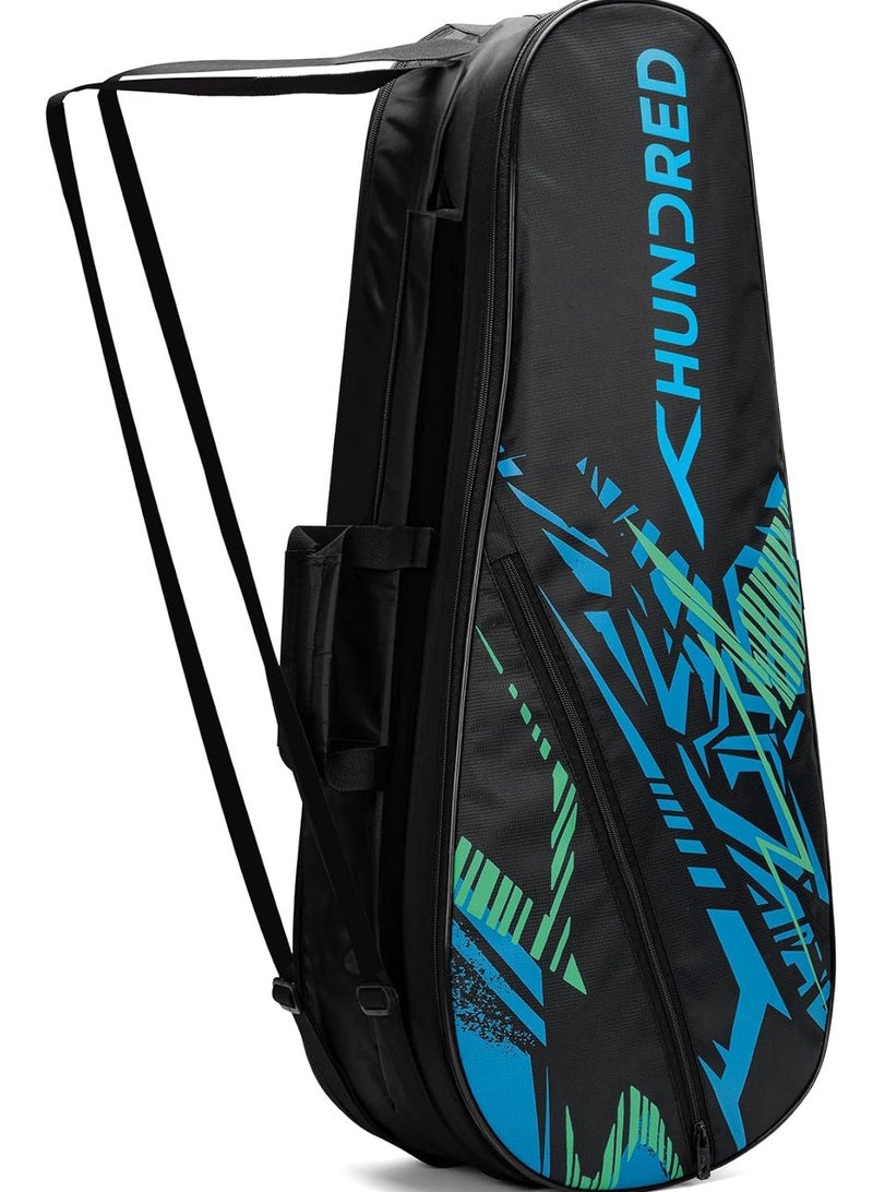 هندرد حقيبة معدات بادمنتون مترو باك | يونيسكس | المادة: بوليستر | 3 حجرات واسعة | إغلاق بسحاب مزدوج - Image 1