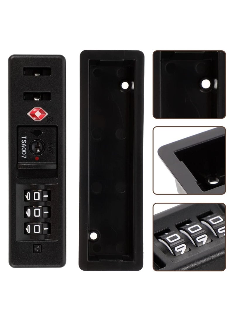 SYOSI - Code Combination Lock for Luggage, TSA-Approved Luggage Lock Portable Code Lock Anti-Theft Suitcase Lock Built-In Sunk Lock Durable Travel Lock Luggage Safety Equipment Travel Lock for Suitcase - Image 1