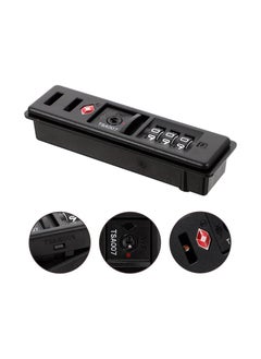 Code Combination Lock for Luggage, TSA-Approved Luggage Lock Portable Code Lock Anti-Theft Suitcase Lock Built-In Sunk Lock Durable Travel Lock Luggage Safety Equipment Travel Lock for Suitcase