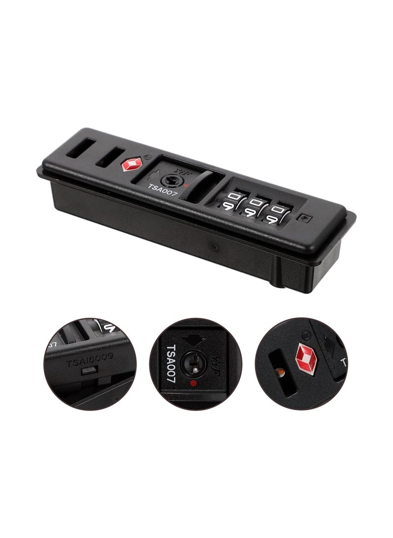 SYOSI - Code Combination Lock for Luggage, TSA-Approved Luggage Lock Portable Code Lock Anti-Theft Suitcase Lock Built-In Sunk Lock Durable Travel Lock Luggage Safety Equipment Travel Lock for Suitcase - Image 1