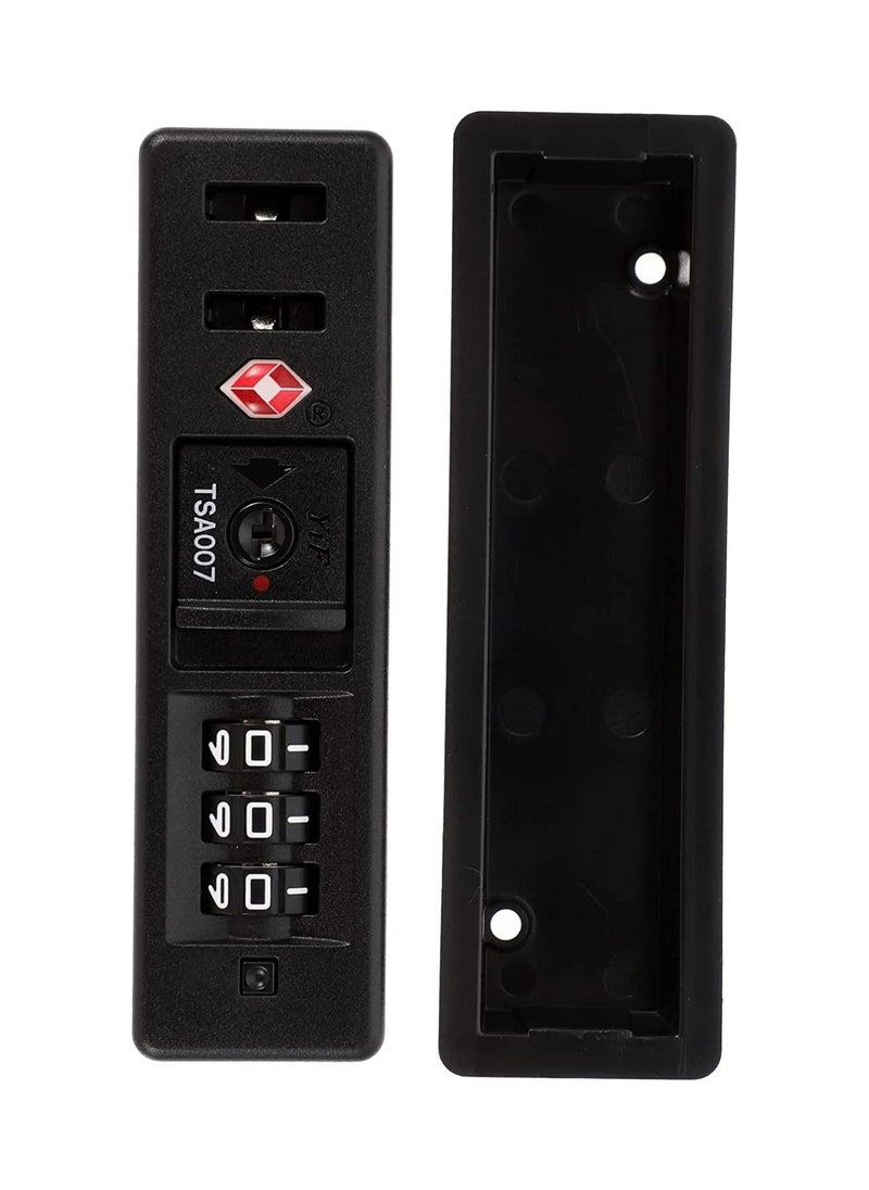 SYOSI - Code Combination Lock for Luggage, TSA-Approved Luggage Lock Portable Code Lock Anti-Theft Suitcase Lock Built-In Sunk Lock Durable Travel Lock Luggage Safety Equipment Travel Lock for Suitcase - Image 1